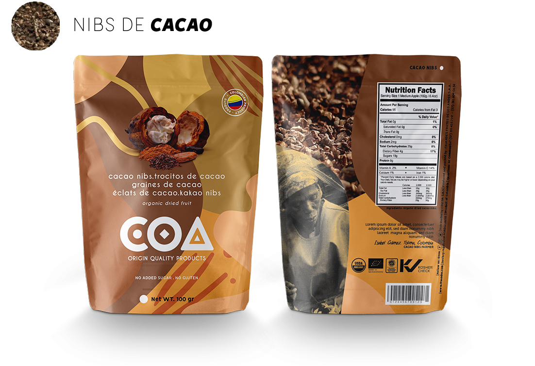 Empaque fruta deshidratada